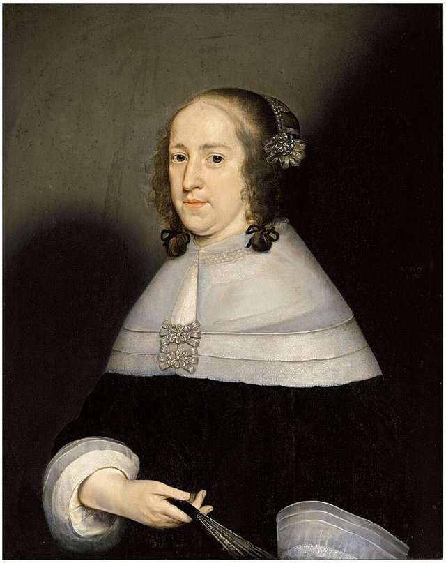 Portrait of Cornelia Reynst (1615-1708) by Jan Jansz. Westerbaen de Oude