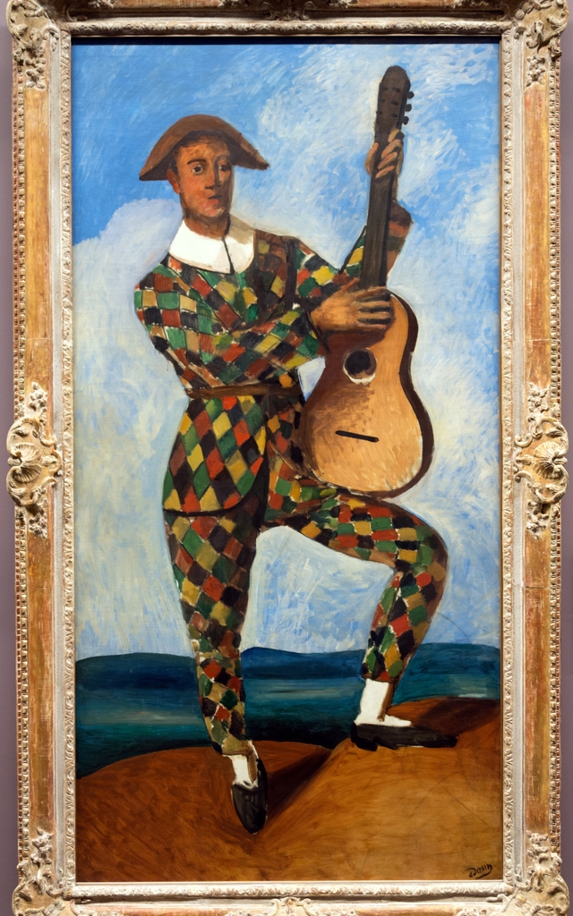 Arlequin à la guitare by André Derain