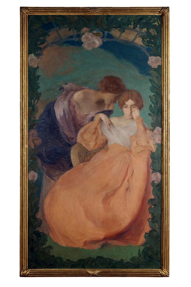 The Confidence by Edmond Aman-Jean