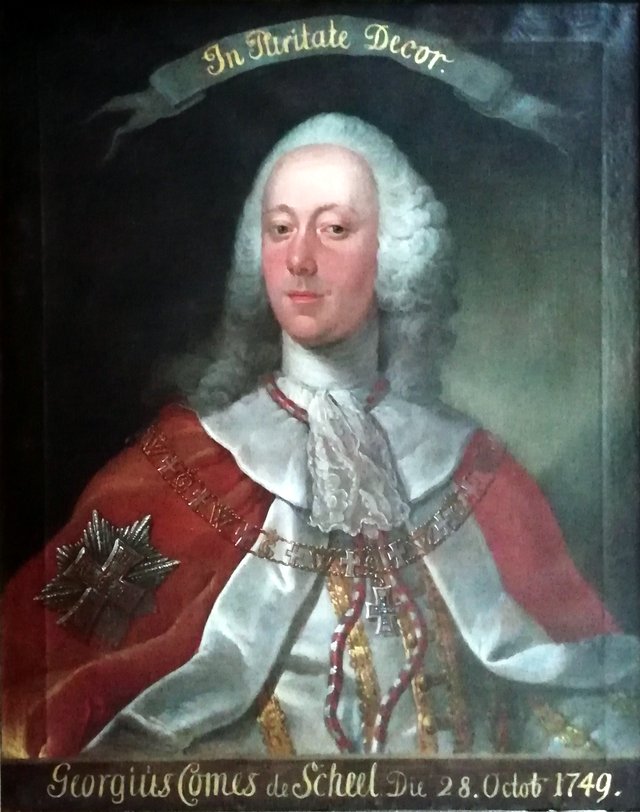 Master of the Royal stables Jørgen Scheel. by Peder Als