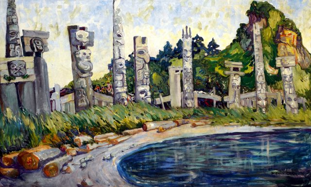 Skedans by Emily Carr