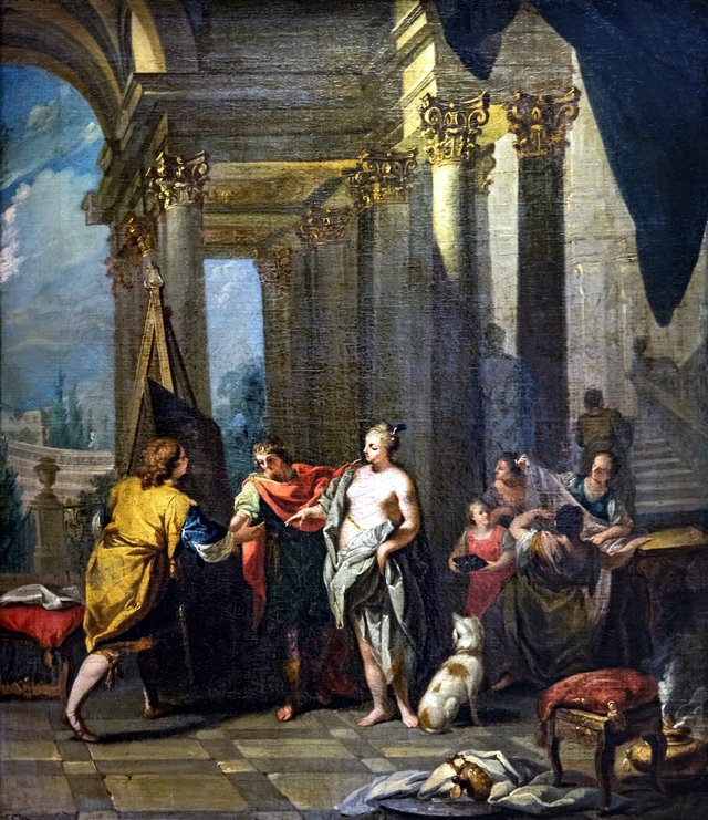 Alexandre cédant Campaspe à Apelle by Nicolas Vleughels