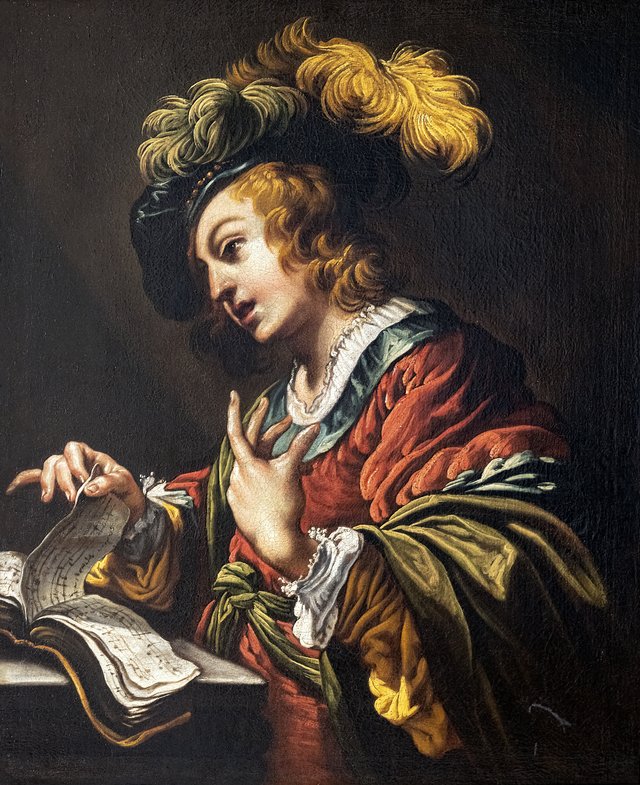 The young singer by Claude Vignon