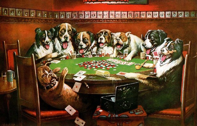 Poker Sympathy by Cassius Marcellus Coolidge