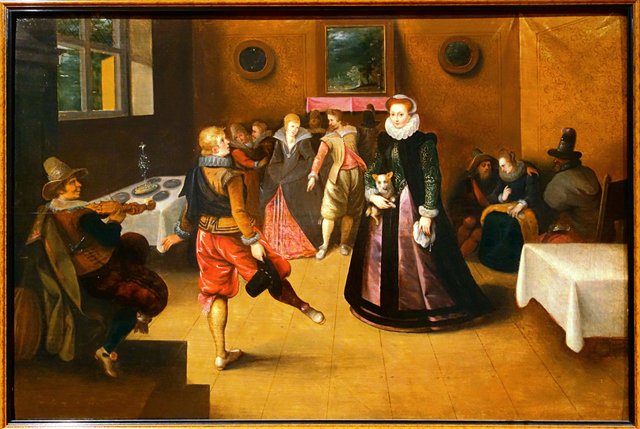 Scène de danse by Hieronymous Francken II