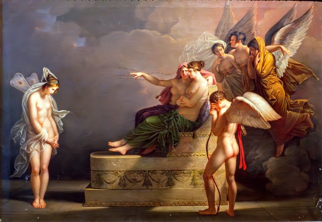 From the Legend of Cupid and Psyche by Angelica Kauffmann