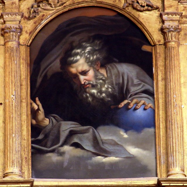Dieu le père. by Nicolas Mignard