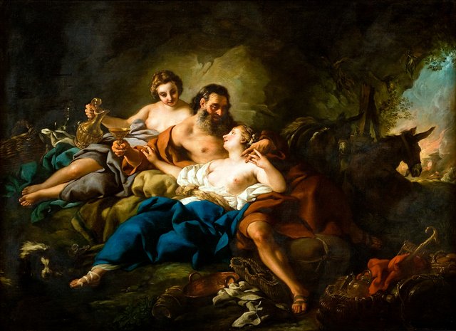 Lot and His Daughters by Jean-François de Troy