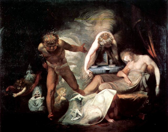 The Dream of Belinda by Henry Fuseli