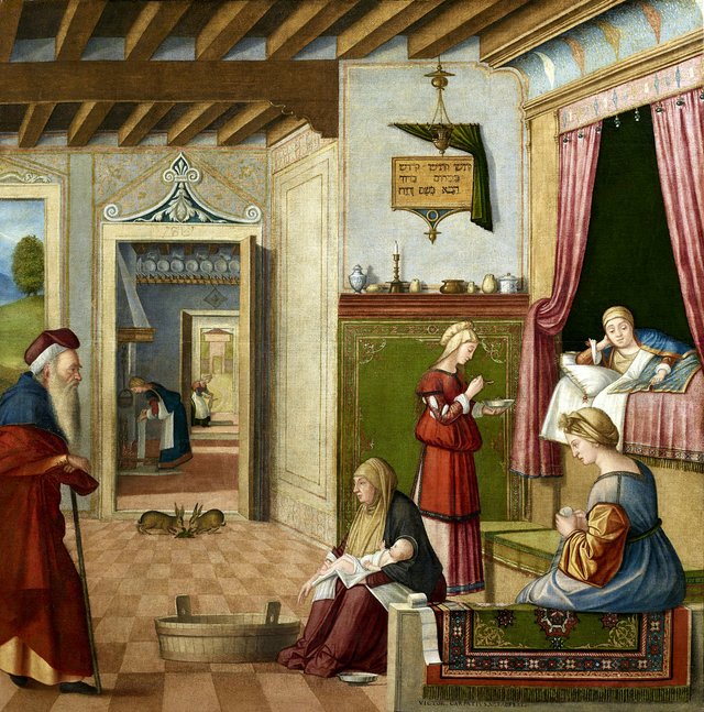 Birth of Virgin Mary by Vittore Carpaccio