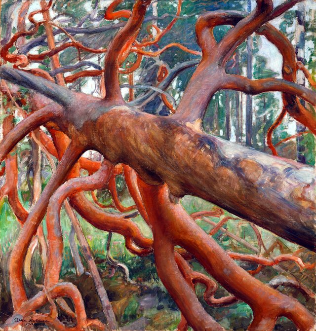 Great Pine of Kotavuori by Pekka Halonen
