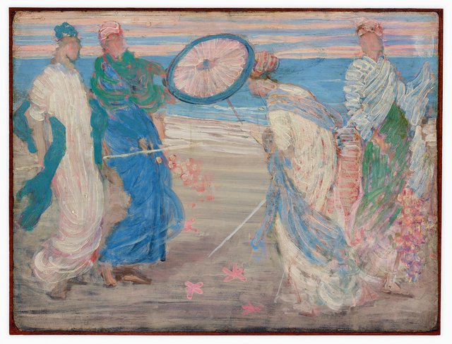 Symphony in Blue and Pink by James McNeill Whistler