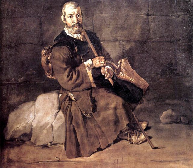 Beggar Resting by Giacomo Ceruti