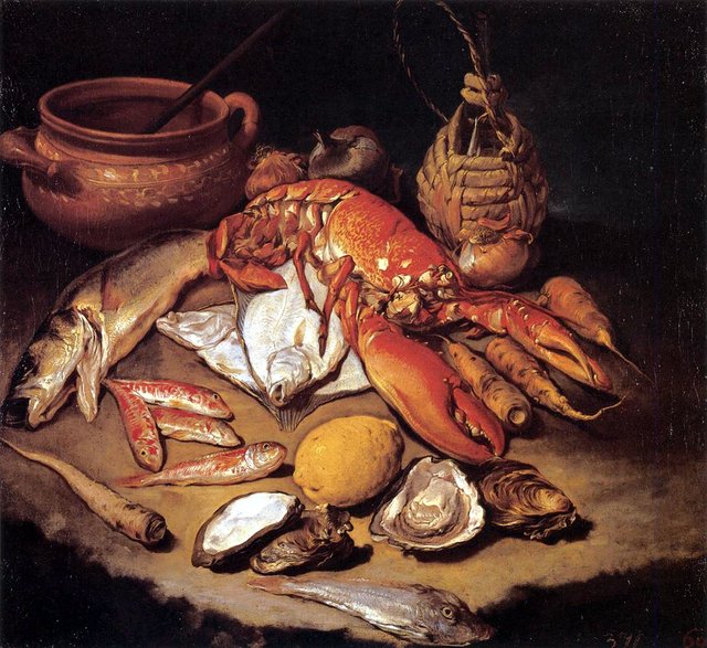 Still life by Giacomo Ceruti