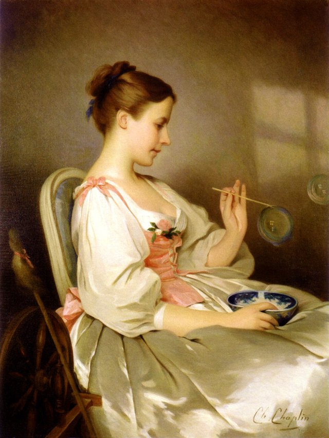 The Soap Bubbles by Charles Joshua Chaplin