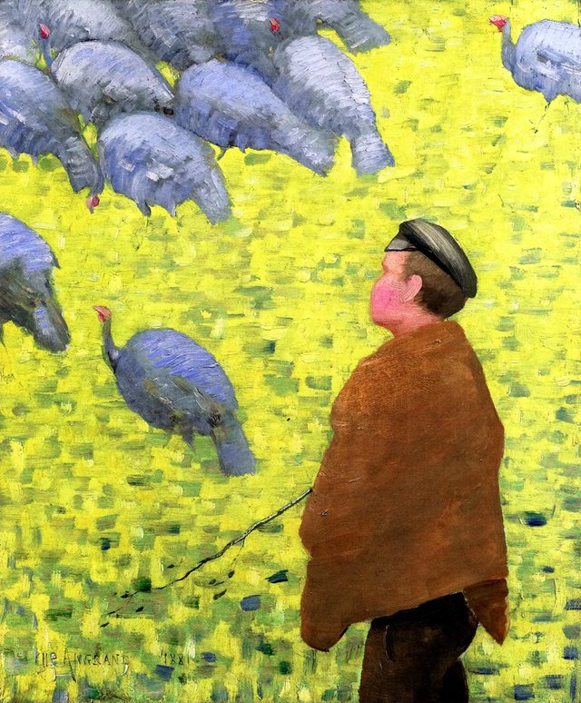 The Guardian of Turkeys by Charles Angrand