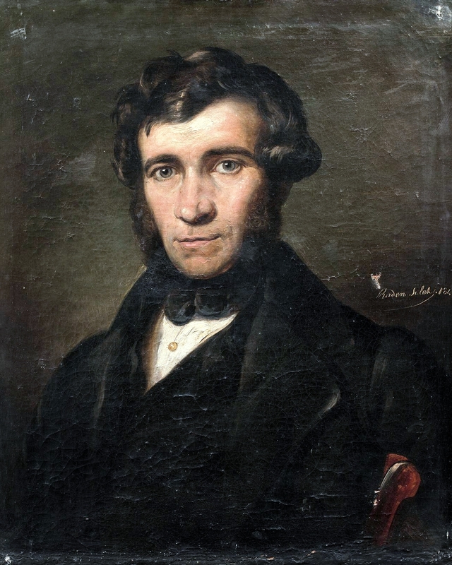 Probable portrait of Alexander Pushkin by Raden Saleh