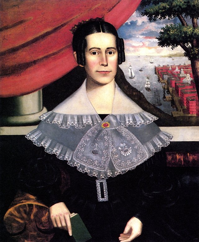 Clarissa or Louisa Ellen Gallond Cook by Erastus Salisbury Field