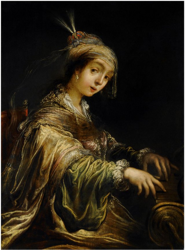 St Cecilia by Claude Vignon