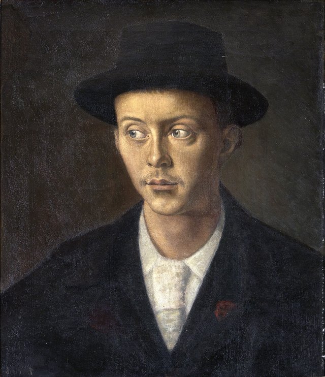 Portrait of the painter Carl Frydensberg. by Gad Frederik Clement
