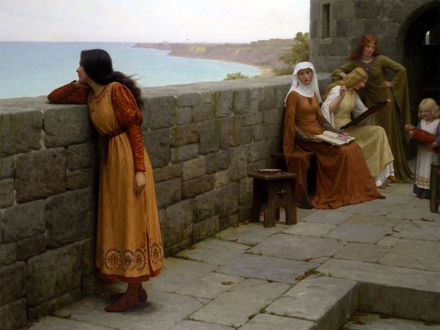 The Hostage by Edmund Blair Leighton