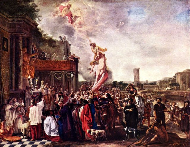 The abduction of fortune by Nikolaus Knüpfer