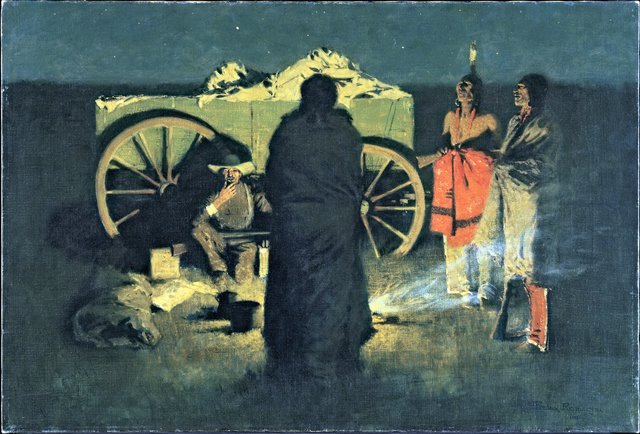 Shotgun Hospitality by Frederic Remington