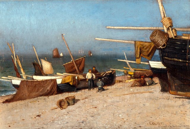 Étretat by Samuel Colman