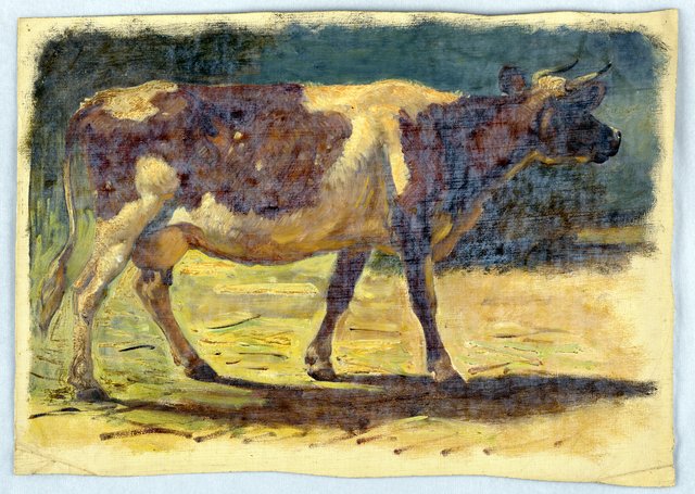 Drawing, Studies. Cows, August 1876 by Samuel Colman