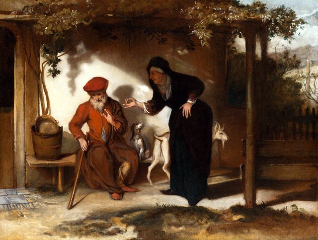 Tobit and Anna with the Kid by Barent Fabritius