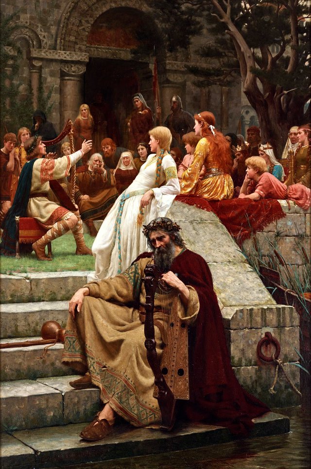 Faded Laurels by Edmund Blair Leighton