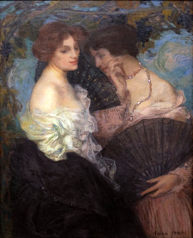 Confidences by Edmond Aman-Jean
