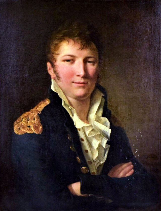 Portrait of a young Navy officer by Constance Marie Charpentier