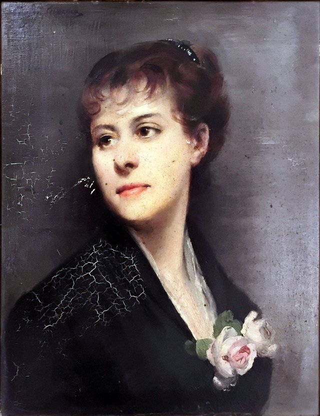 Portrait de Marie Louise Grenier by Louise Abbéma