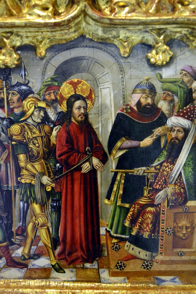 Christ and Pontius Pilatus by Juan Rexach