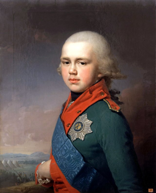 Constantin Pavlovich by Vladimir Borovikovsky
