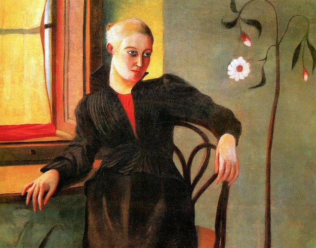 Woman Sitting by the Window by Tivadar Csontváry Kosztka