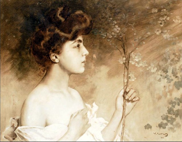 The ghost and the flower by Vittorio Matteo Corcos
