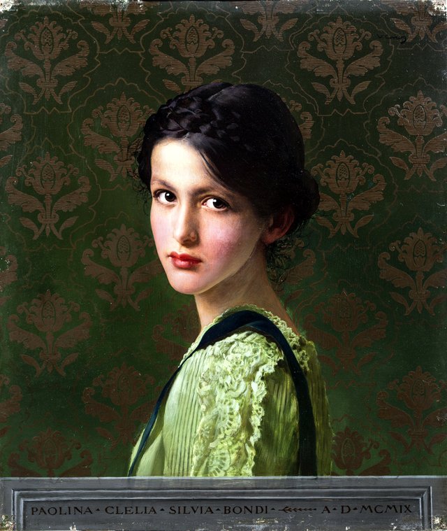 Portrait of Paolina Clelia Silvia Bondi by Vittorio Matteo Corcos