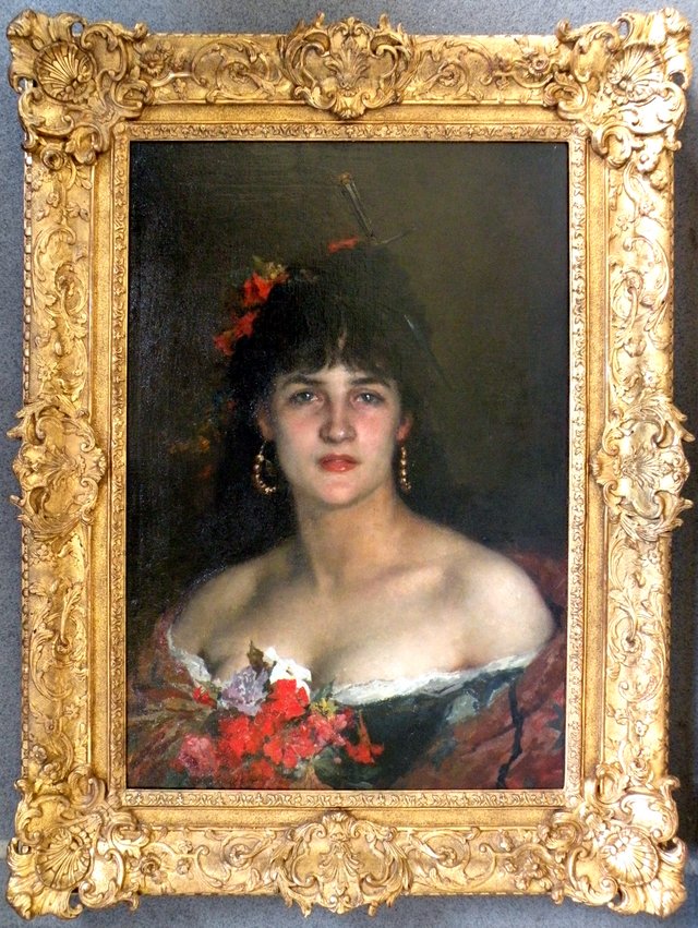 Gypsy lady by Fernand Cormon