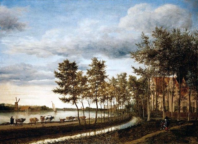 Drovers with their Animals by Cornelis Vroom