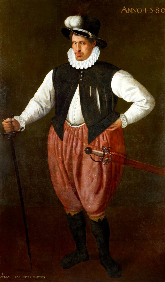 A Giant Porter by Cornelis Ketel