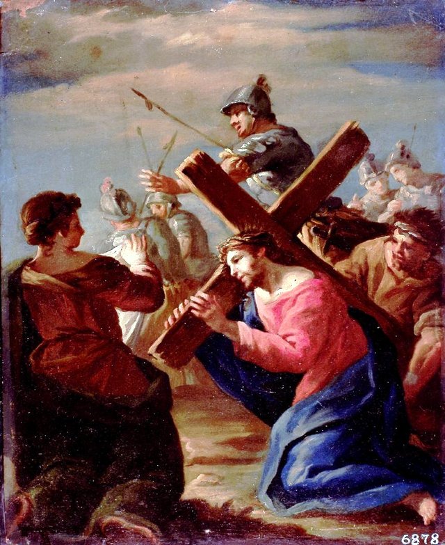 Cristo caído y la Verónica by Mariano Salvador Maella