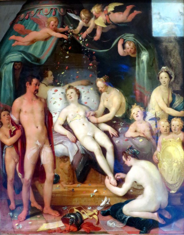Mars and Venus by Cornelis van Haarlem