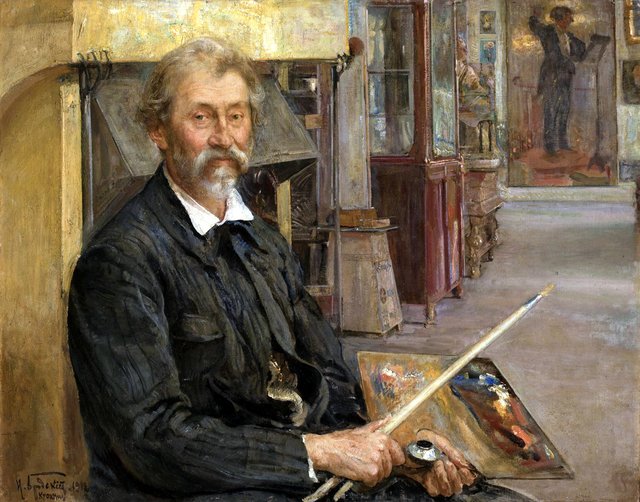 Ilya Repin by Isaak Brodsky