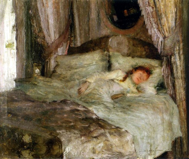 La Jeune Femme endormie by Jules Bastien-Lepage