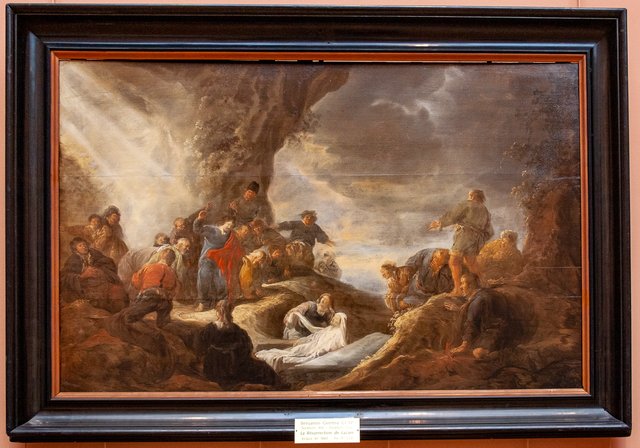 La resurrection de Lazarre by Benjamin Gerritsz Cuyp