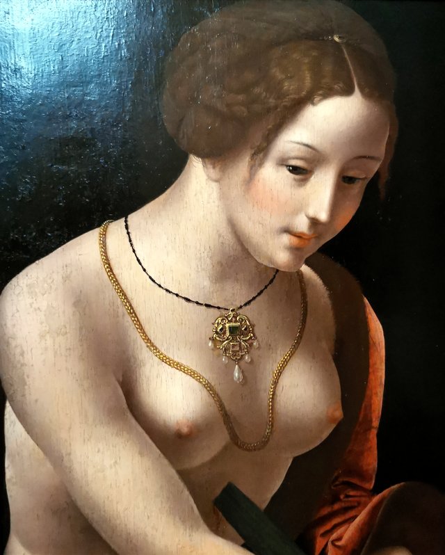 Suicide of Lucretia by Master of the Female Half-Lengths