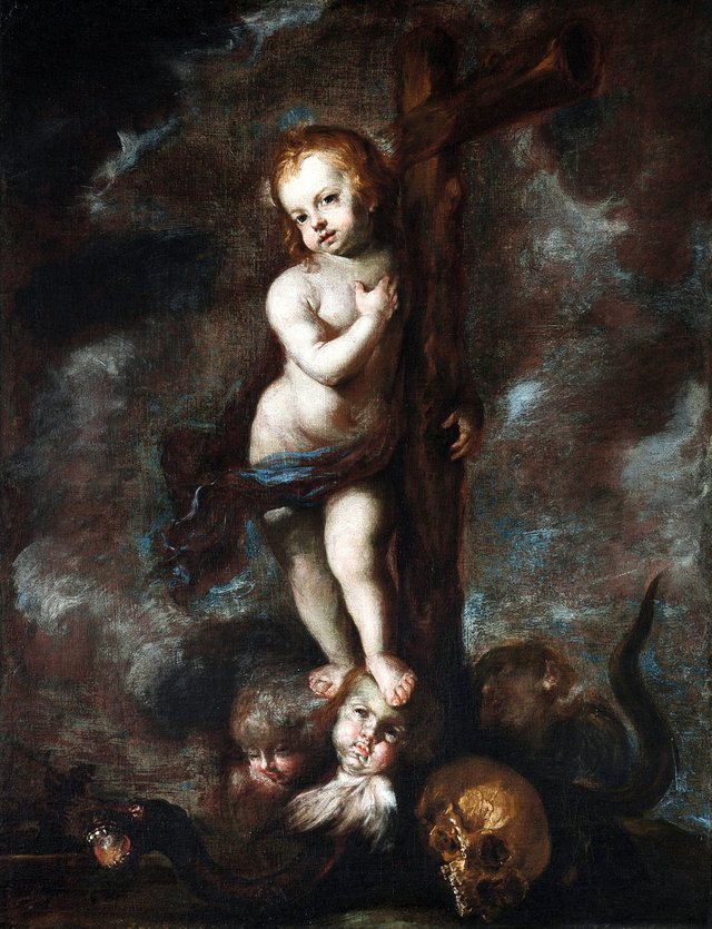 The Infant Jesus as Victor over Sin and Death by Francisco Camilo