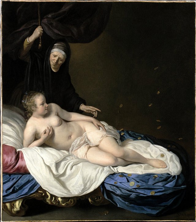 Danae by Jacob van Loo